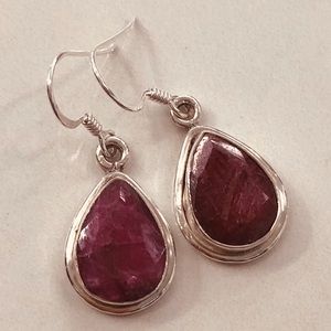 New! Bette Bijoux Carnelian & Sterling Earrings